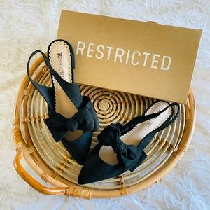 Faux Suede Pointed Toe Flat